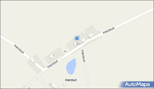 Kierzbuń, Kierzbuń, 3, mapa Kierzbuń