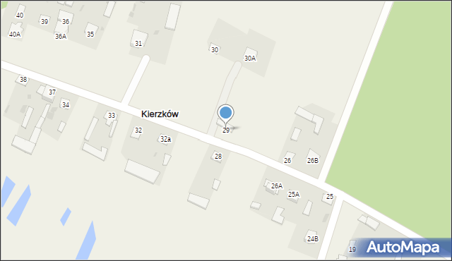 Kierzków, Kierzków, 29, mapa Kierzków