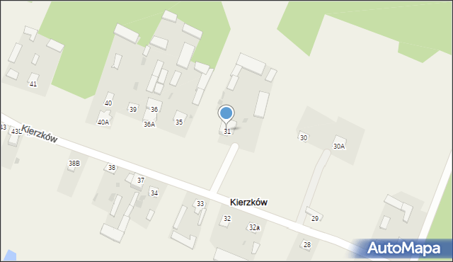 Kierzków, Kierzków, 31, mapa Kierzków