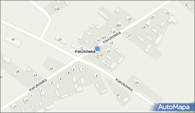 Kierzkówka, Kierzkówka, 11, mapa Kierzkówka