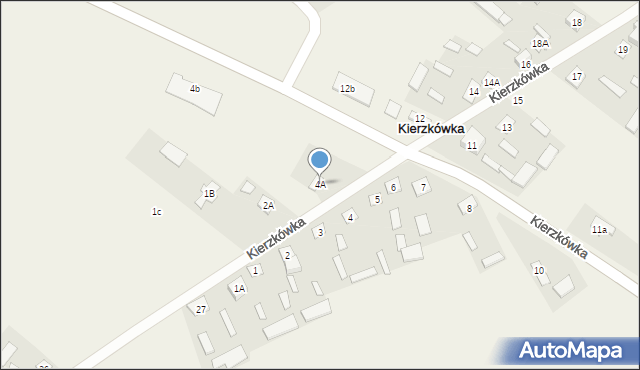 Kierzkówka, Kierzkówka, 4A, mapa Kierzkówka