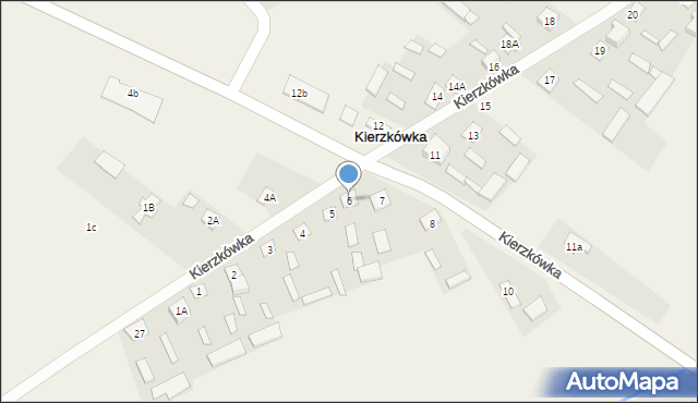 Kierzkówka, Kierzkówka, 6, mapa Kierzkówka