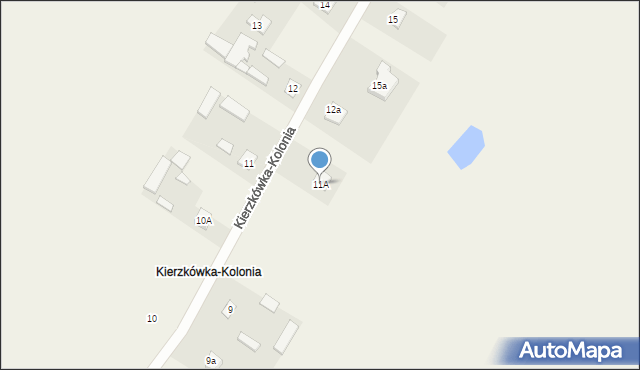 Kierzkówka-Kolonia, Kierzkówka-Kolonia, 11A, mapa Kierzkówka-Kolonia