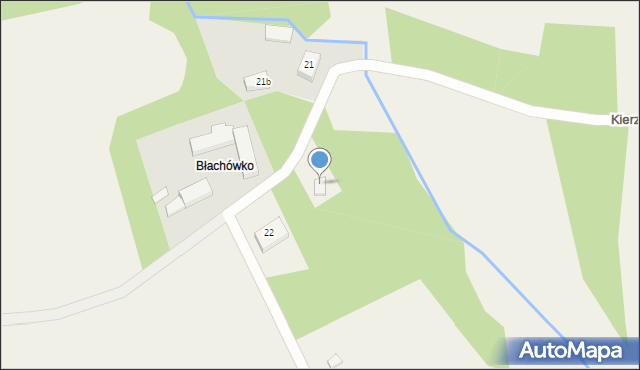 Kierzkowo, Kierzkowo, 21a, mapa Kierzkowo