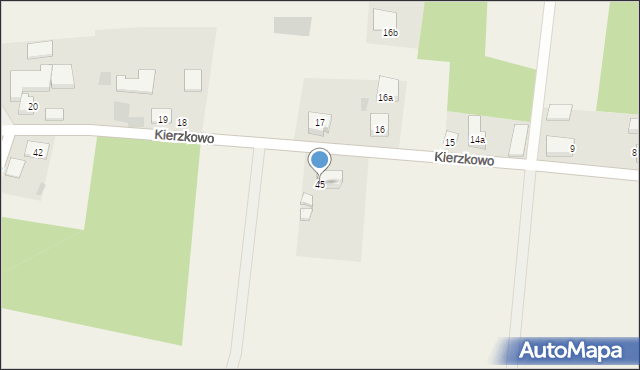 Kierzkowo, Kierzkowo, 45, mapa Kierzkowo