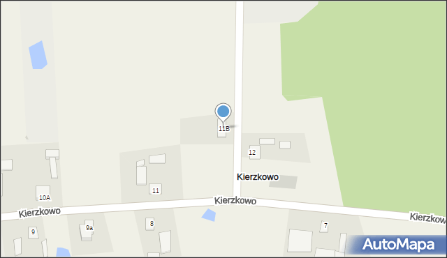 Kierzkowo, Kierzkowo, 11B, mapa Kierzkowo