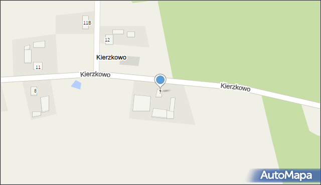 Kierzkowo, Kierzkowo, 7, mapa Kierzkowo