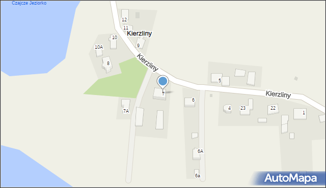 Kierzliny, Kierzliny, 7, mapa Kierzliny