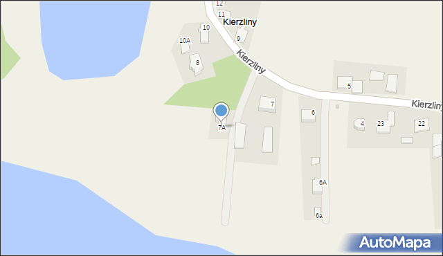 Kierzliny, Kierzliny, 7A, mapa Kierzliny