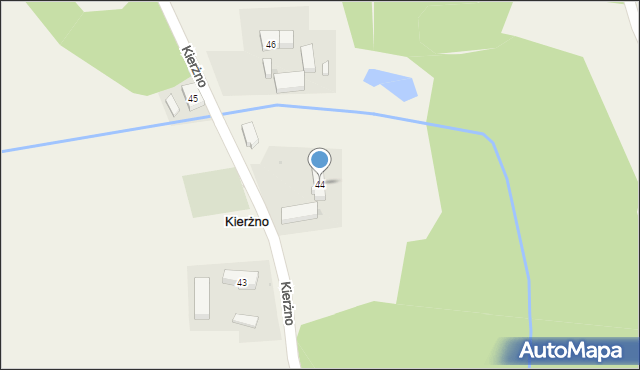 Kierżno, Kierżno, 44, mapa Kierżno