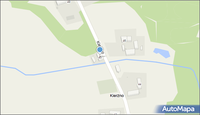 Kierżno, Kierżno, 45, mapa Kierżno