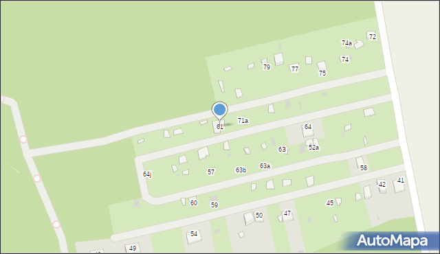 Kieszek, Kieszek, 61, mapa Kieszek