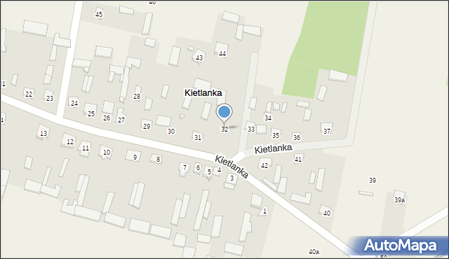 Kietlanka, Kietlanka, 32, mapa Kietlanka