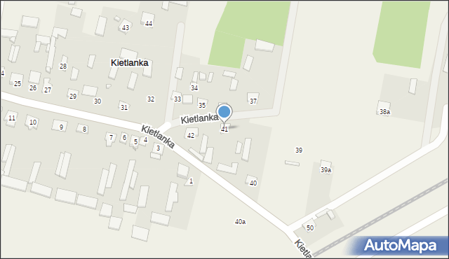 Kietlanka, Kietlanka, 41, mapa Kietlanka