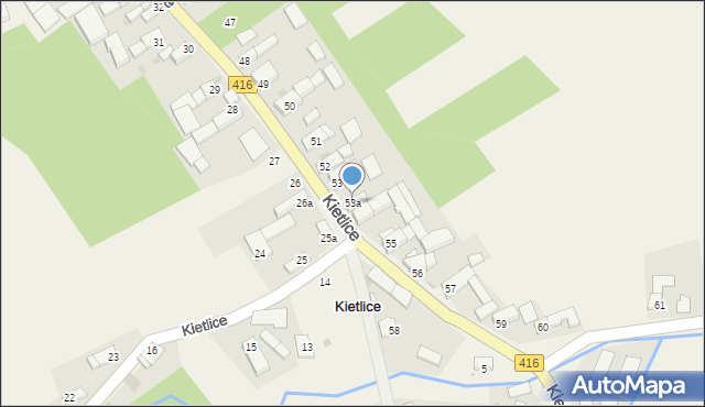 Kietlice, Kietlice, 53a, mapa Kietlice