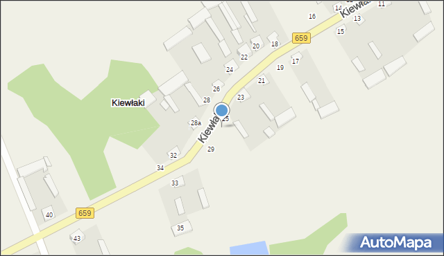 Kiewłaki, Kiewłaki, 27, mapa Kiewłaki