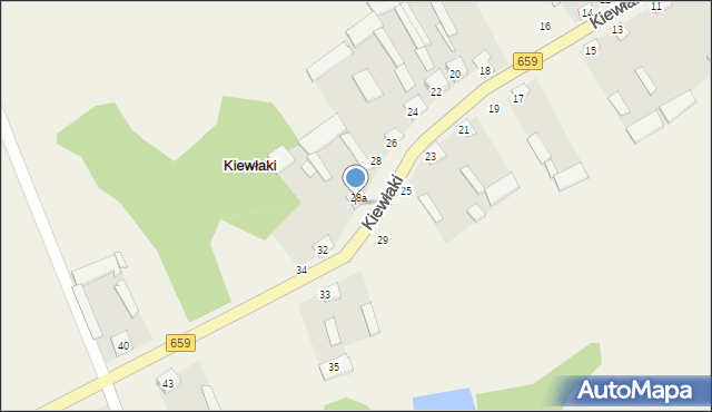 Kiewłaki, Kiewłaki, 30, mapa Kiewłaki