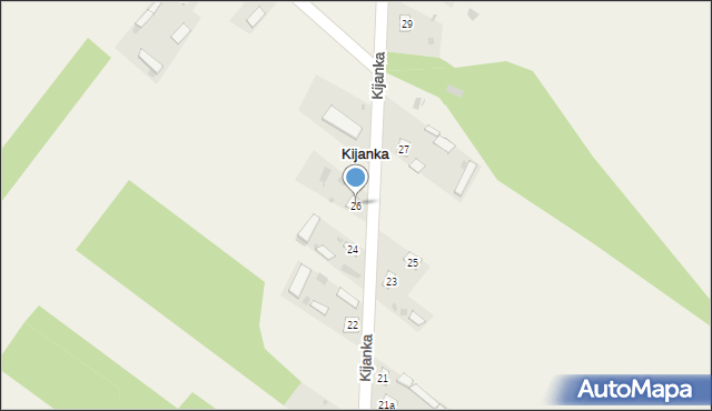 Kijanka, Kijanka, 26, mapa Kijanka