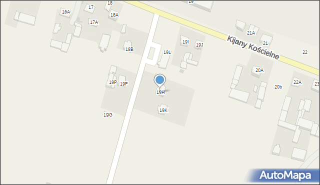 Kijany, Kijany, 19H, mapa Kijany