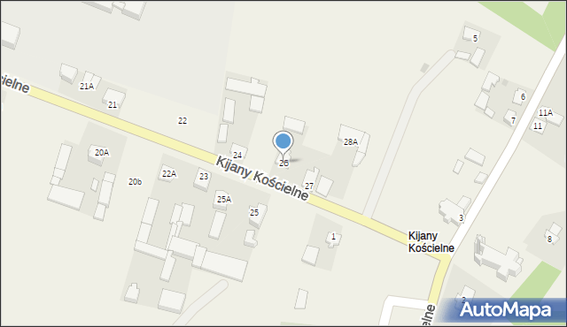 Kijany, Kijany, 26, mapa Kijany