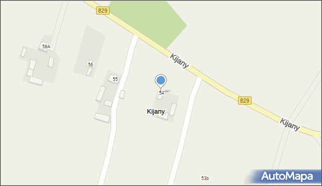 Kijany, Kijany, 54, mapa Kijany