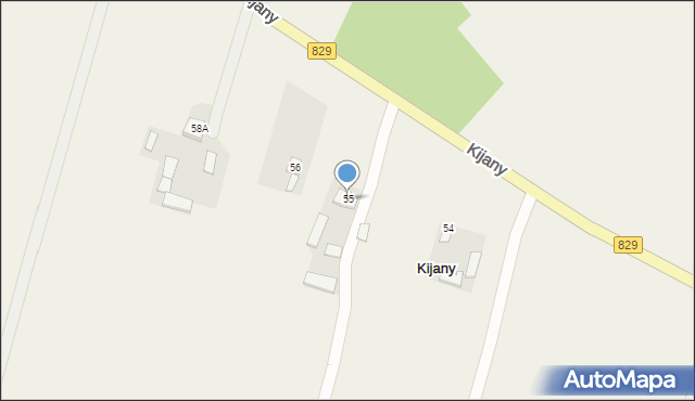 Kijany, Kijany, 55, mapa Kijany