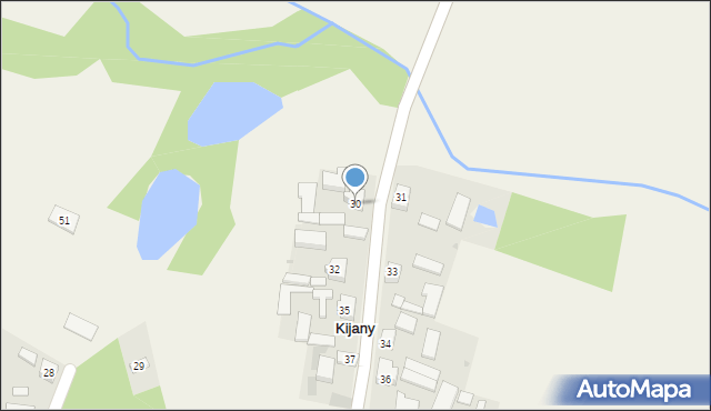 Kijany, Kijany, 30, mapa Kijany