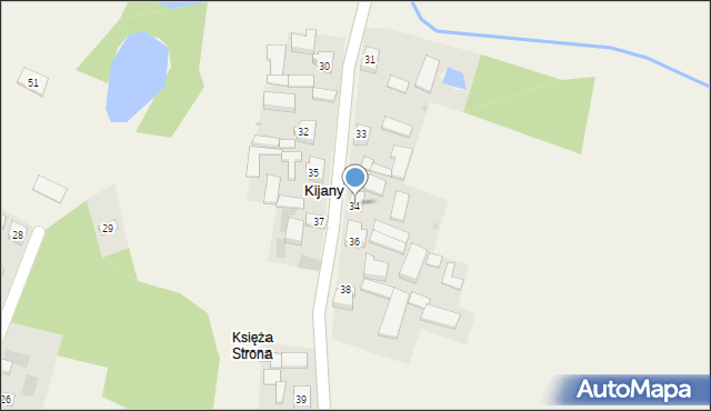 Kijany, Kijany, 34, mapa Kijany