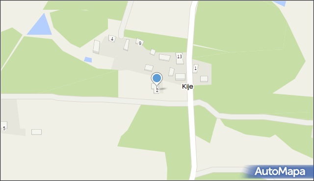 Kije, Kije, 2, mapa Kije