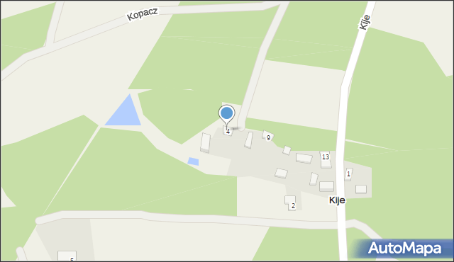 Kije, Kije, 4, mapa Kije