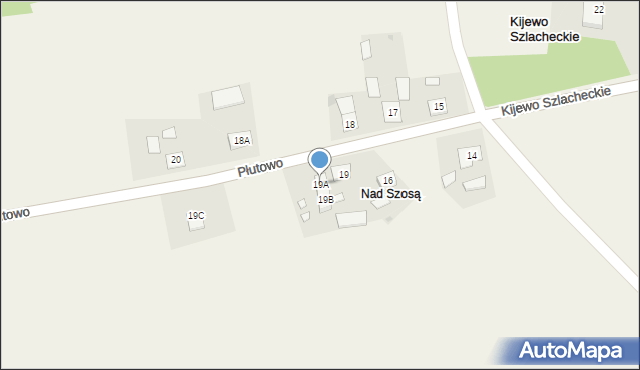 Kijewo Szlacheckie, Kijewo Szlacheckie, 19A, mapa Kijewo Szlacheckie