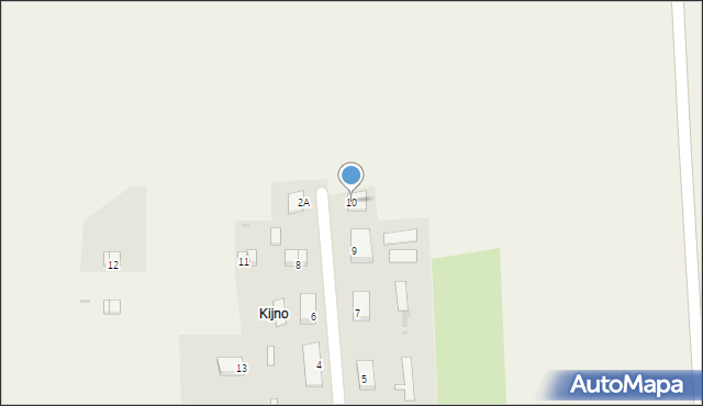 Kijno, Kijno, 10, mapa Kijno