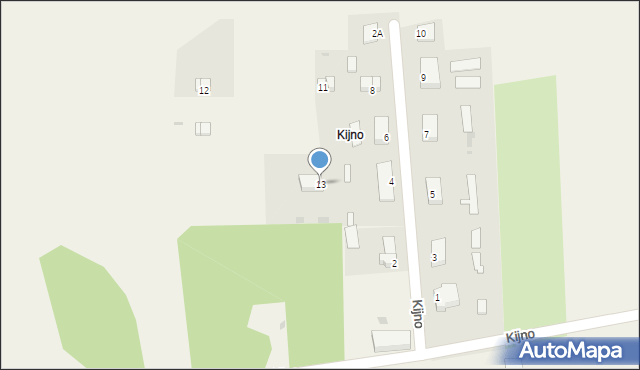 Kijno, Kijno, 13, mapa Kijno