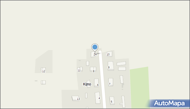 Kijno, Kijno, 2A, mapa Kijno