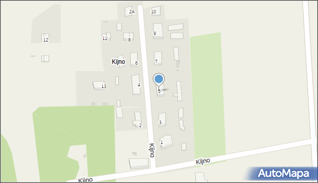 Kijno, Kijno, 5, mapa Kijno