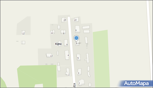 Kijno, Kijno, 7, mapa Kijno