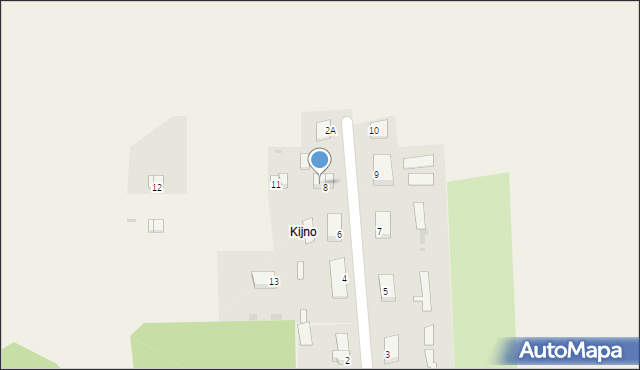 Kijno, Kijno, 8a, mapa Kijno