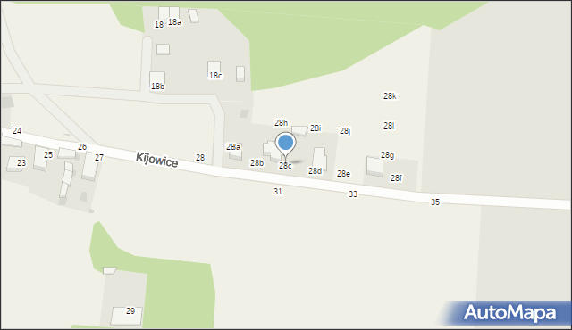 Kijowice, Kijowice, 28c, mapa Kijowice