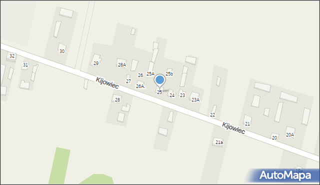 Kijowiec, Kijowiec, 25, mapa Kijowiec