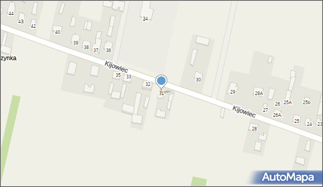 Kijowiec, Kijowiec, 31, mapa Kijowiec