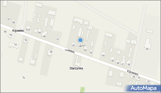 Kijowiec, Kijowiec, 44, mapa Kijowiec