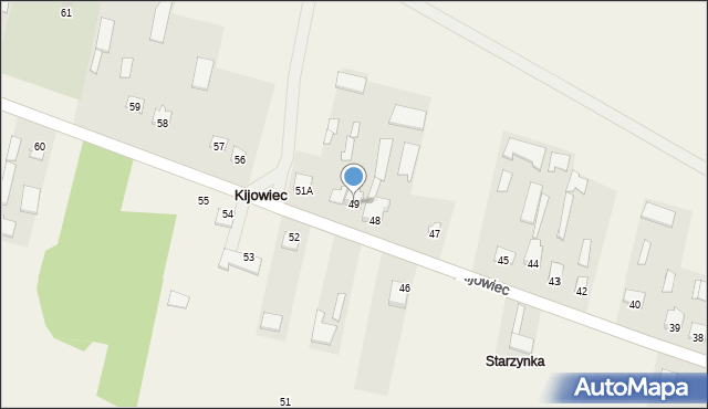 Kijowiec, Kijowiec, 49, mapa Kijowiec