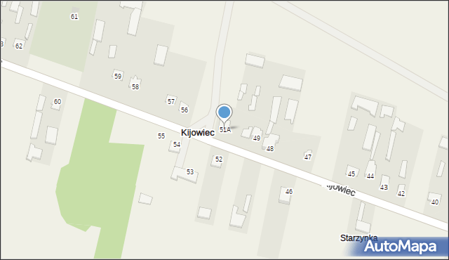 Kijowiec, Kijowiec, 51A, mapa Kijowiec