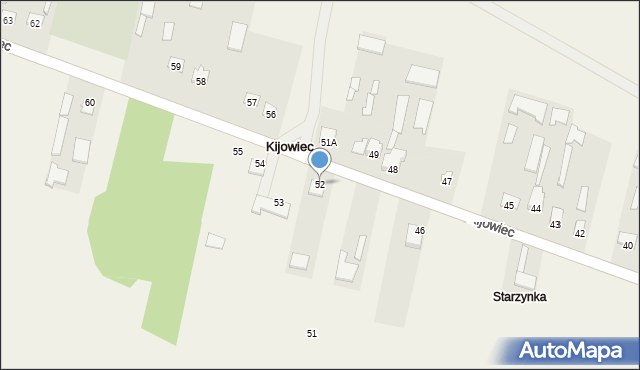 Kijowiec, Kijowiec, 52, mapa Kijowiec