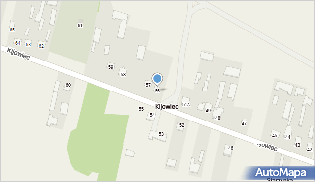 Kijowiec, Kijowiec, 56, mapa Kijowiec