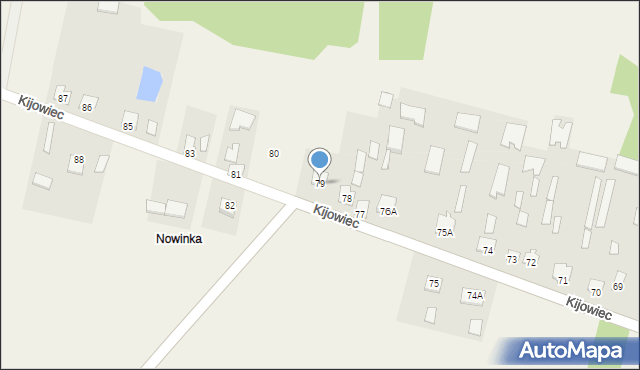 Kijowiec, Kijowiec, 79, mapa Kijowiec