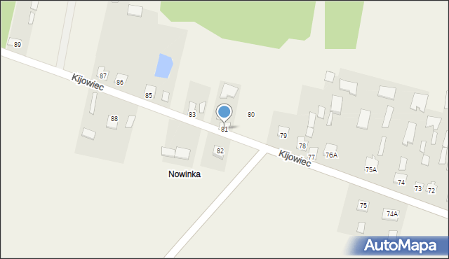 Kijowiec, Kijowiec, 81, mapa Kijowiec