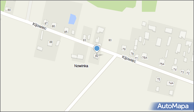 Kijowiec, Kijowiec, 82, mapa Kijowiec