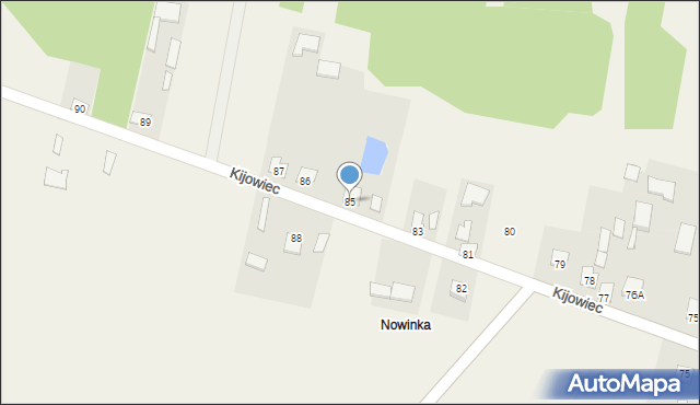 Kijowiec, Kijowiec, 85, mapa Kijowiec