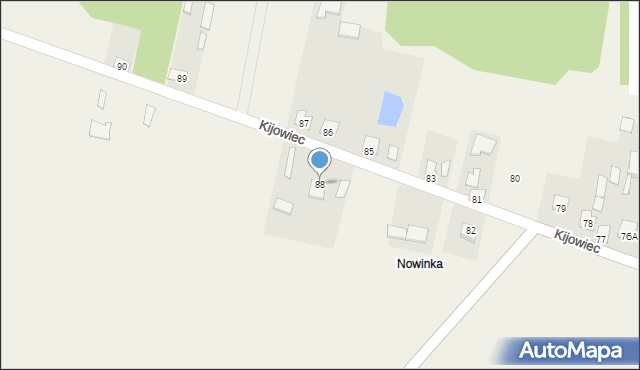 Kijowiec, Kijowiec, 88, mapa Kijowiec